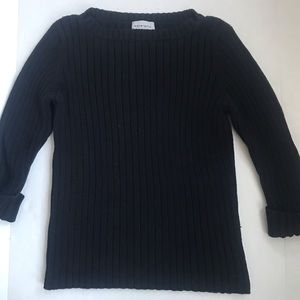 Vintage Esperanto Black Ribbed Sweater